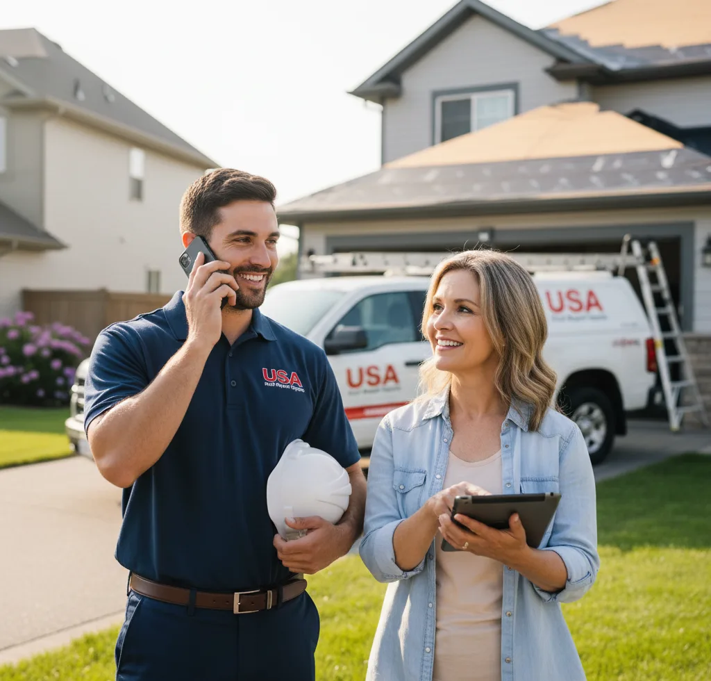 USA Roof Repair Experts customer support in Versailles